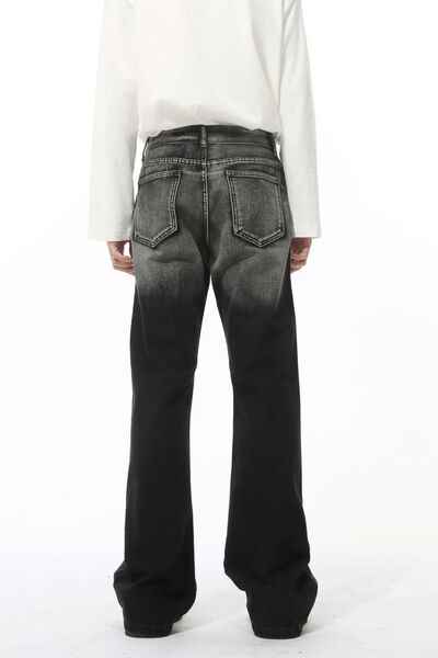 Pocketed High Waist Jeans - Damned Threads